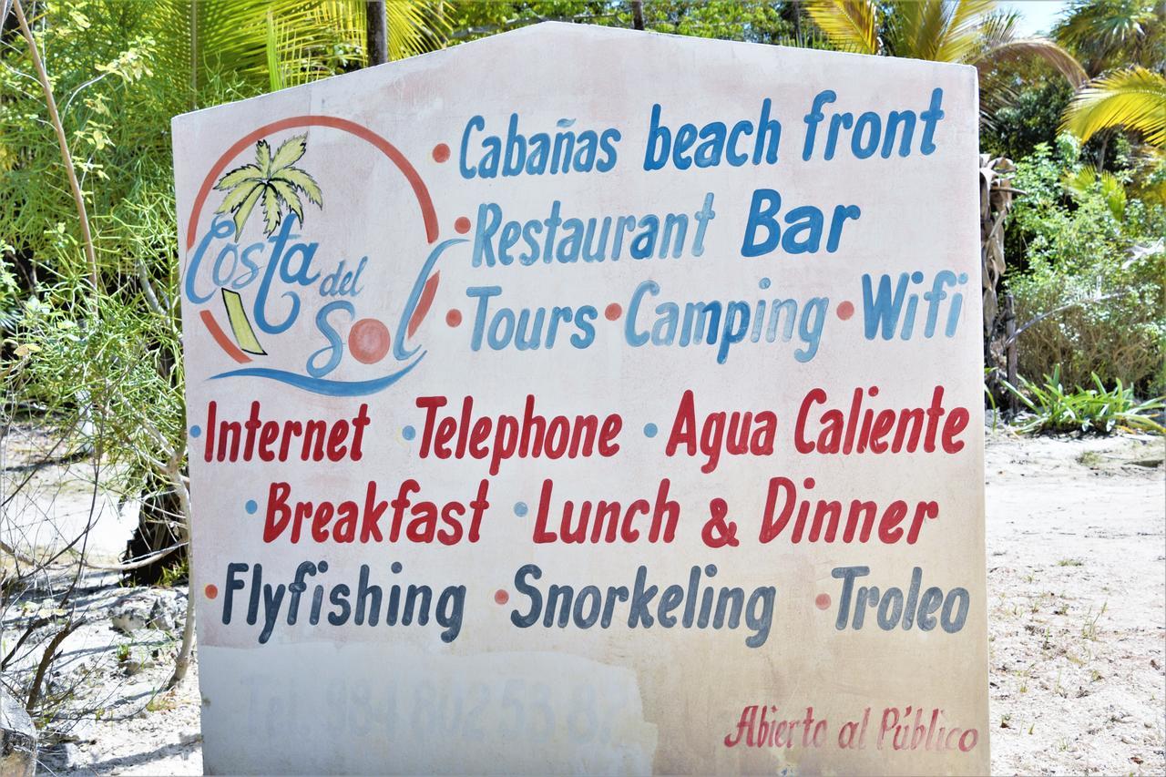 Cabanas Costa Del Sol Hotel Punta Allen Exterior photo